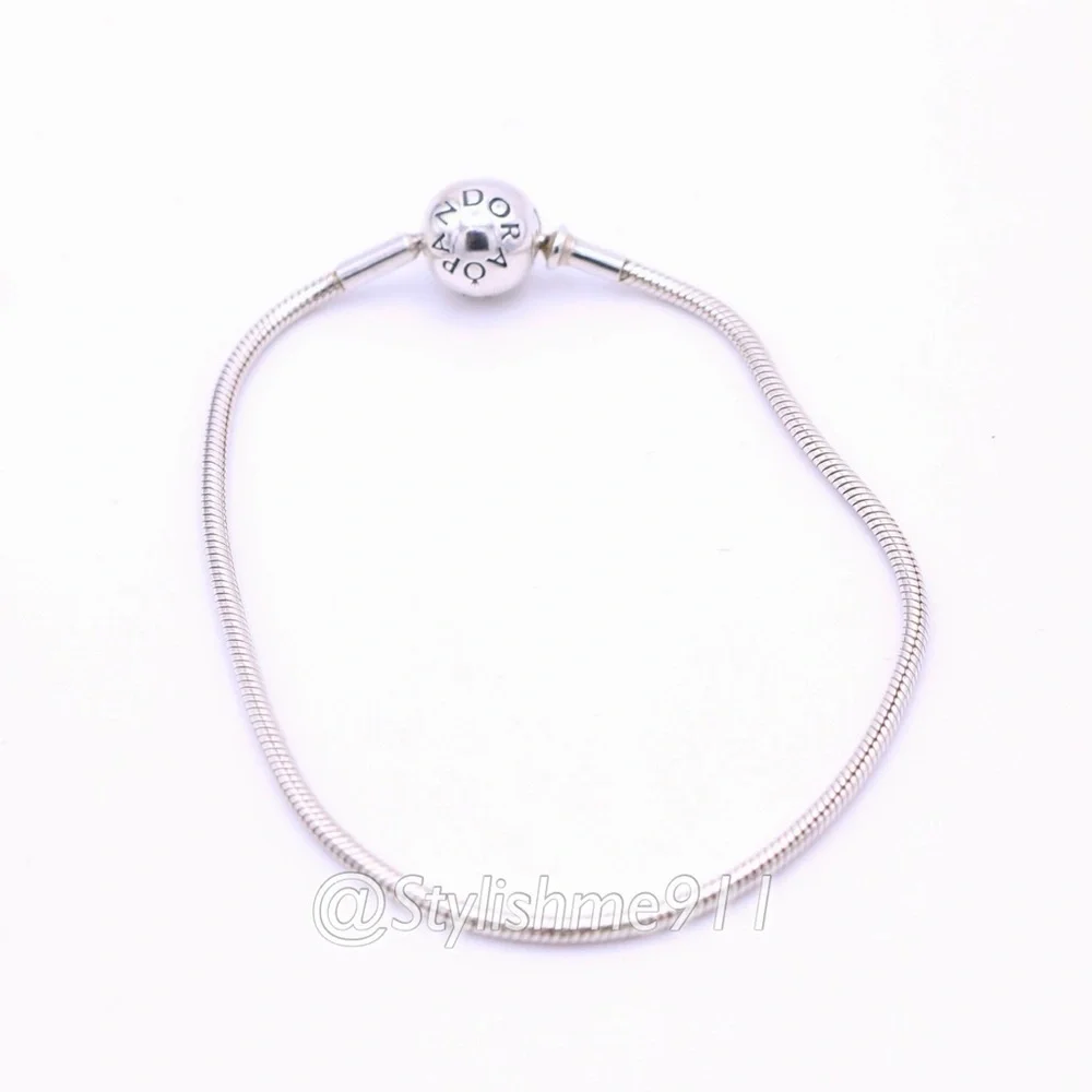 Authentic PANDORA Sterling Silver ESSENCE Bracelet with Pandora Clasp - Picture 3 of 9